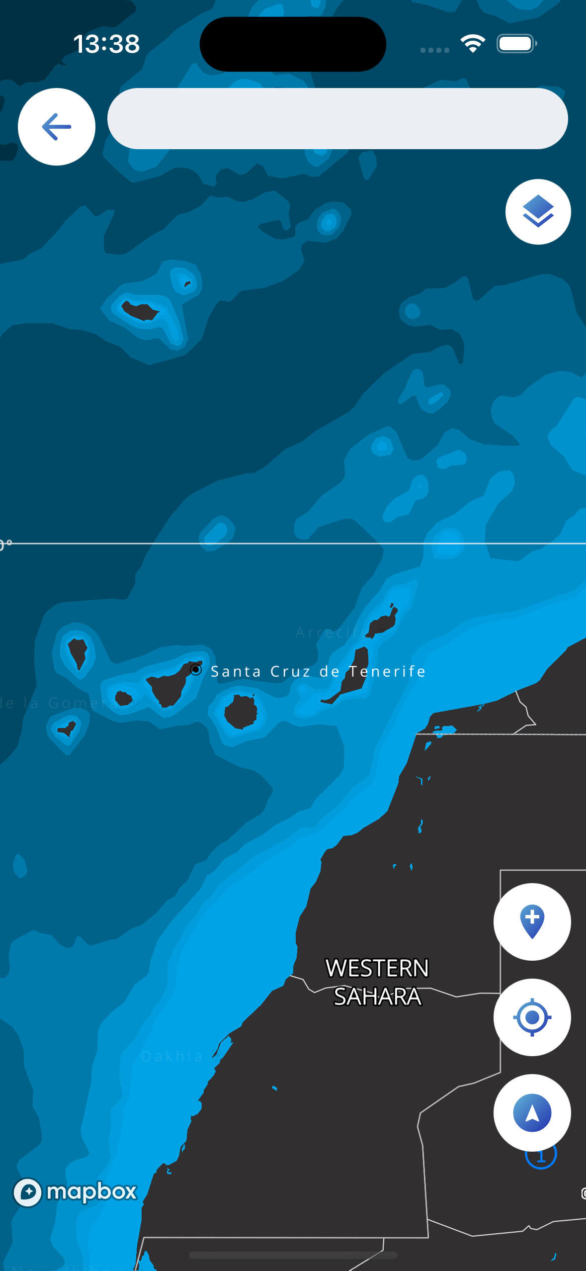 Map Interface mockup
